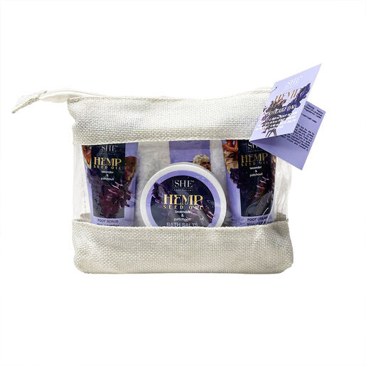 SHE Hemp Care Foot Bag Gift Set