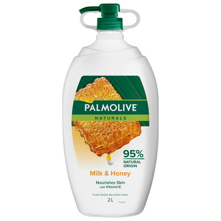 Palmolive Naturals Body Wash Milk & Honey 2L Moisturising Almond Milk