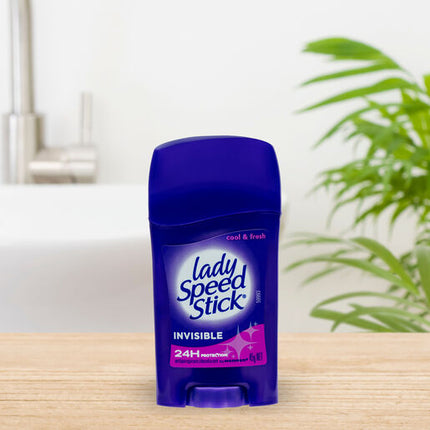 Mennen Lady Speed Stick, Women's Antiperspirant Deodorant, 45g, Invisible Cool and Fresh Roll On, 24Hr Protection
