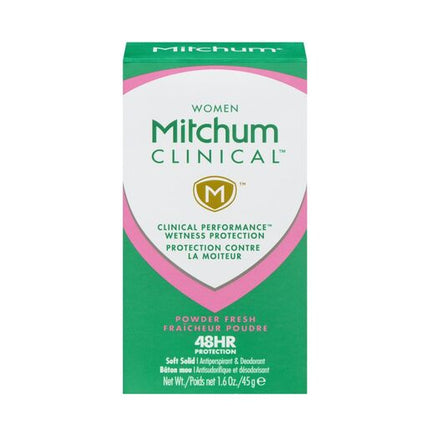 Mitchum Women Clinical Deodorant Stick Powder Fresh 45g