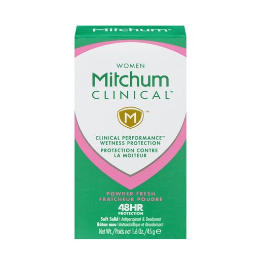 Mitchum Women Clinical Deodorant Stick Powder Fresh 45g