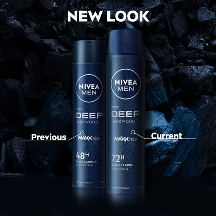 Nivea Deodorant Aerosol Men Deep 250mL