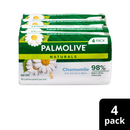 Palmolive Naturals Soap with Chamomile 90g - 4 Pack