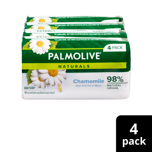 Palmolive Naturals Soap with Chamomile 90g - 4 Pack