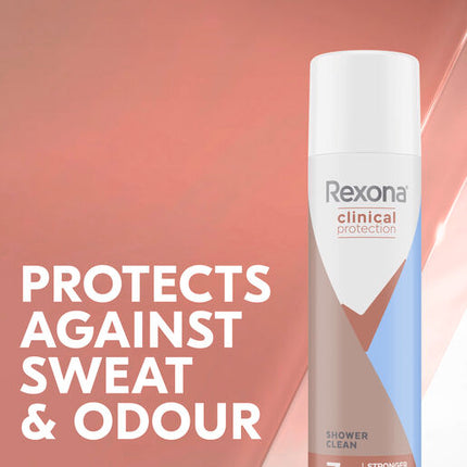 Rexona Women Clinical Protection Antiperspirant Shower Clean 180mL