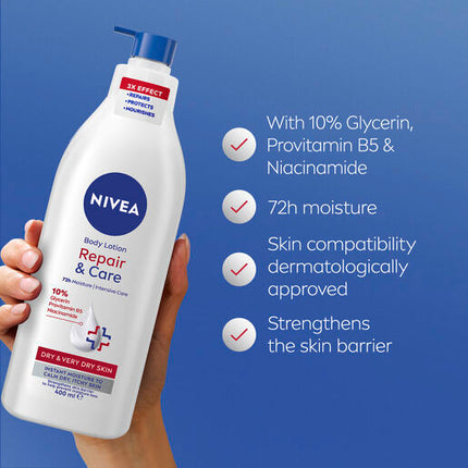 Nivea Repair & Care Body Lotion 400mL