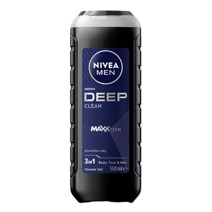 Nivea Men Shower Gel Deep Clean 500ml