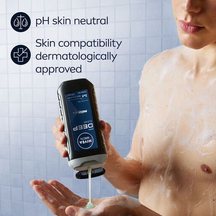 Nivea Men Shower Gel Deep Clean 500ml