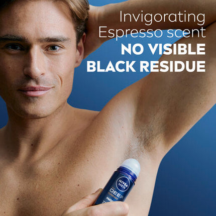 Nivea Deodorant Deep Espresso Roll-On 50mL