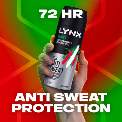 Lynx Antiperspirant Deodorant Africa 165ml