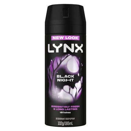 Lynx Deodorant Body Spray Black Night 165 ml