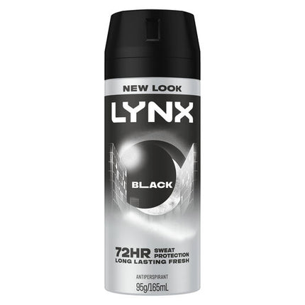 Lynx Antiperspirant Deodorant Black 165ml
