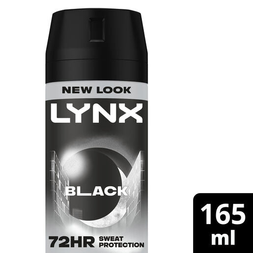 Lynx Antiperspirant Deodorant Black 165ml