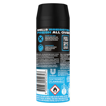 Lynx Deodorant Body Spray Ice Chill 165 ml