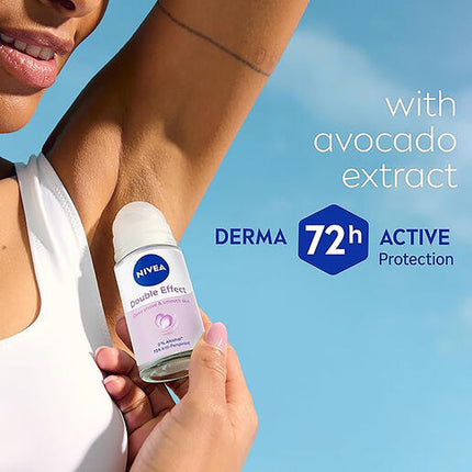 Nivea Deodorant Roll On Double Effect Violet Senses 50mL