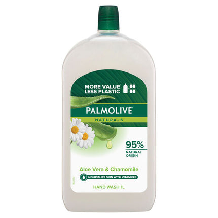 Palmolive Naturals Aloe Vera & Chamomile Refill Handwash 1L