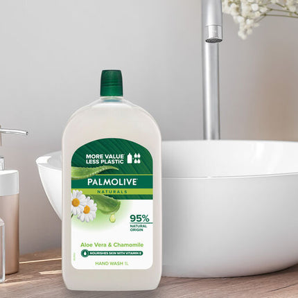 Palmolive Naturals Aloe Vera & Chamomile Refill Handwash 1L