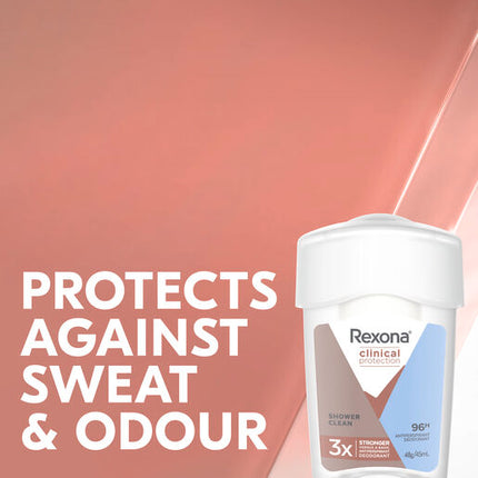 Rexona Women Clinical Protection Shower Clean 45mL
