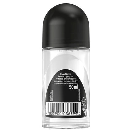 Nivea Deodorant Roll On Men Invisible Black And White 50mL