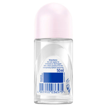 Nivea Deodorant Roll On Invisible Black And White Clear 50mL