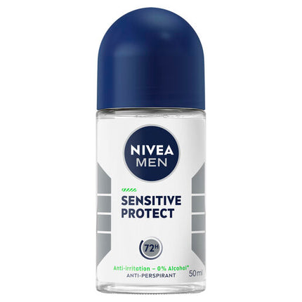 Nivea Deodorant Roll On Men Sensitive Prot 50mL
