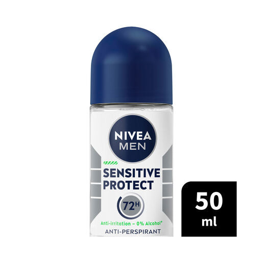 Nivea Deodorant Roll On Men Sensitive Prot 50mL