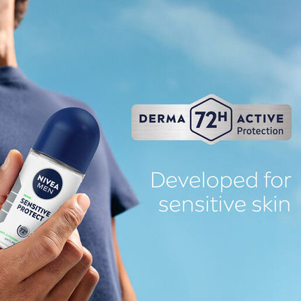 Nivea Deodorant Roll On Men Sensitive Prot 50mL