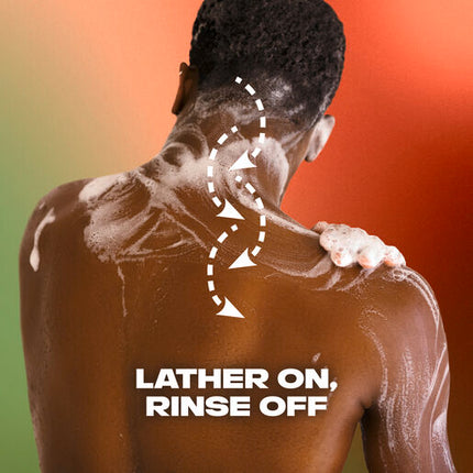 Lynx Body Wash 8-hour refreshing scent Africa shower gel with squeezed mandarin and sandalwood notes 400 ml