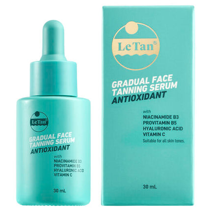 Le Tan Gradual Face Tanning Serum Anti Oxidant 30ml