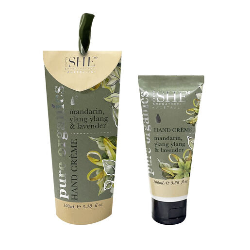 SHE Pure Organics Hand Cream Mandarin Ylang Ylang & Lavender 100Ml