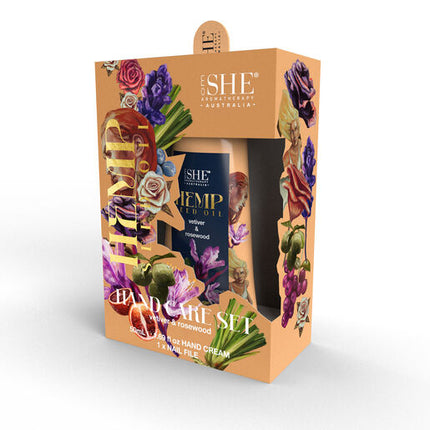 SHE Hemp Hand Care Pack Vetiver & Rosewood