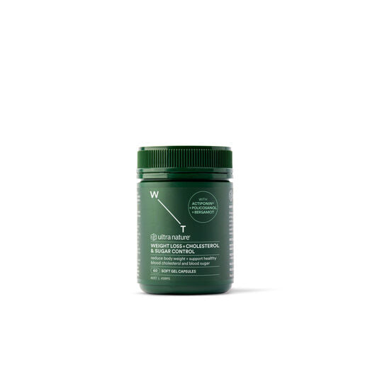Ultra Nature Weight Loss Plus Cholesterol And Sugar Control 60 Capsules