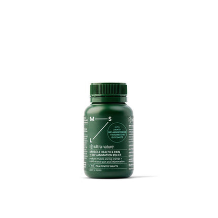 Ultra Nature Muscle Health & Pain + Inflammation 60 Tablets