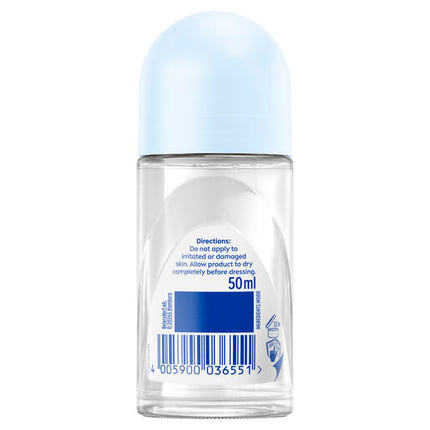 Nivea Deodorant Roll On Invisible Black And White Pure 50mL