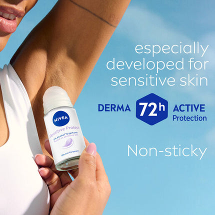 Nivea Deodorant Roll On Sensitive Protect 50mL