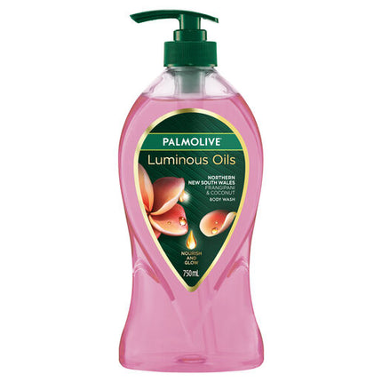 Palmolive Luminous Oils Body Wash 750mL, Far North Queensland Frangipani & Coconut, Nourish & Glow