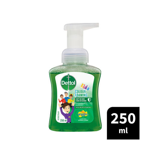 Dettol Kids Colour Foaming Hand Wash Aloe Vera 250ml