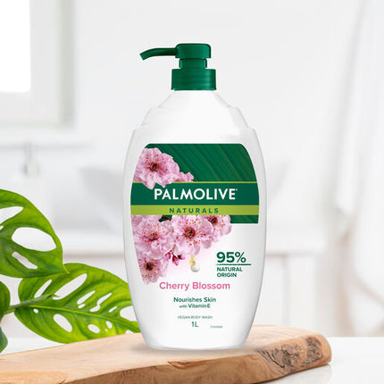 Palmolive Naturals Milk & Cherry Blossom Body Wash 1L