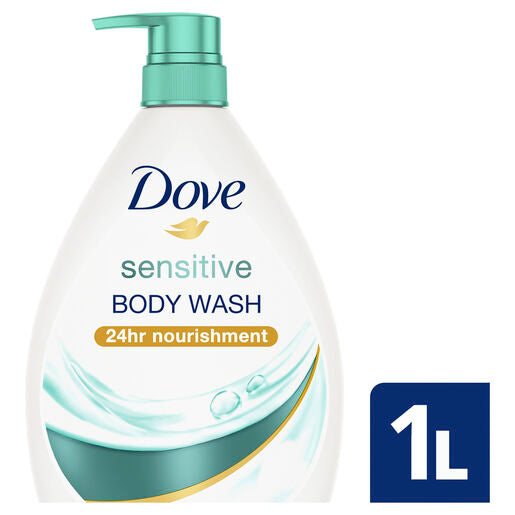 Dove Sensitive Body Wash 1L