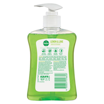 Dettol Antibacterial Liquid Hand Wash Pump Lemon & Lime 250ml