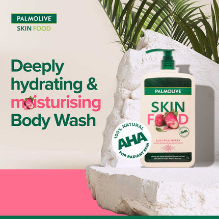 Palmolive Skin Food Lilli Pilli Berry Body Wash 1L