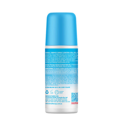 Dermal Therapy Sweat Control Roll On 60ml