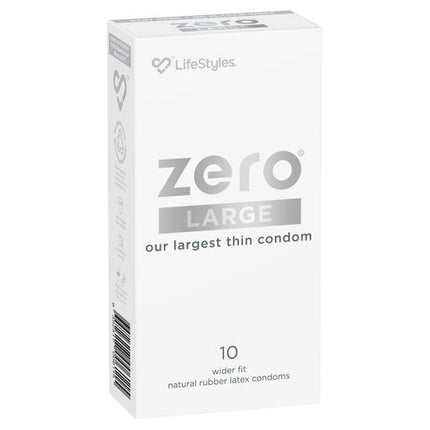LifeStyles Zero Large Condoms 10 Pack