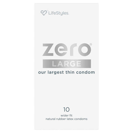 LifeStyles Zero Large Condoms 10 Pack