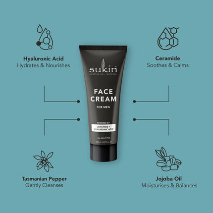 Sukin For Men Face Cream 125ml