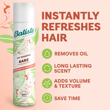 Batiste Dry Shampoo Bare 200mL