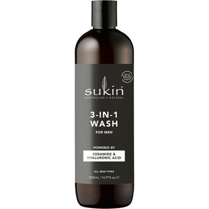 Sukin For Men 3-in-1 Wash 500mL