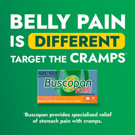 Buscopan Forte 20mg 10 Tablets