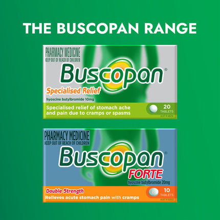 Buscopan Forte 20mg 10 Tablets