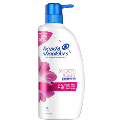 Head & Shoulders Smooth & Silky Anti Dandruff Conditioner for Smooth & Silky Hair 660 ml